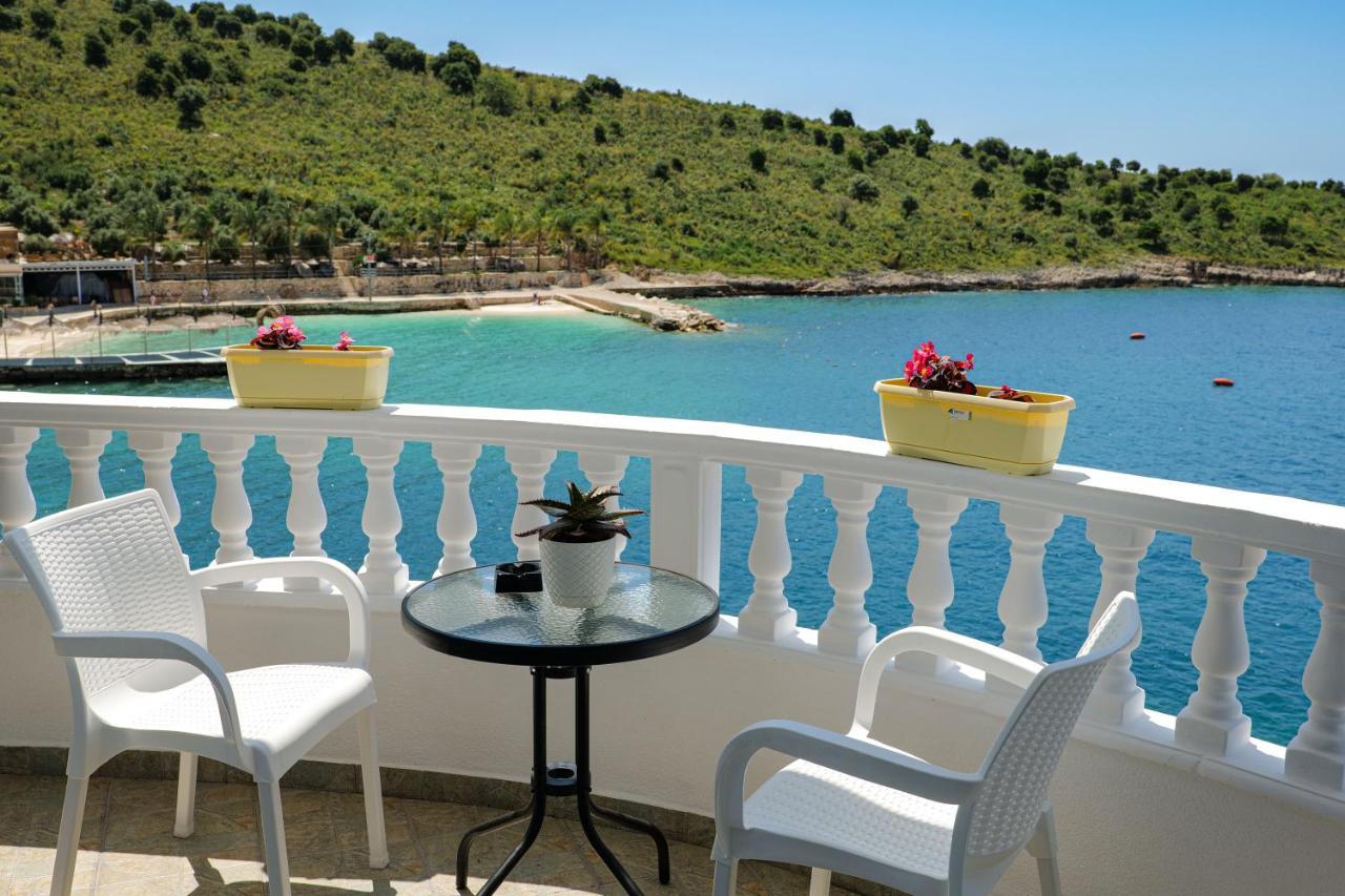 Luxury Villa Alisja Sarande With Private Beach Exterior photo