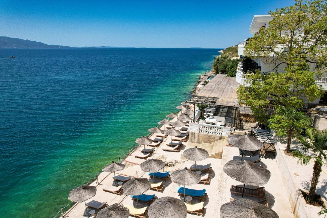 Luxury Villa Alisja Sarande With Private Beach Exterior photo