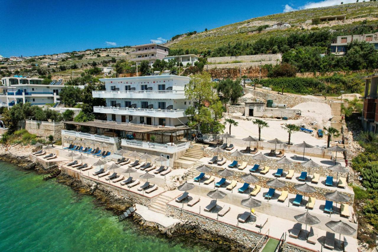 Luxury Villa Alisja Sarande With Private Beach Exterior photo