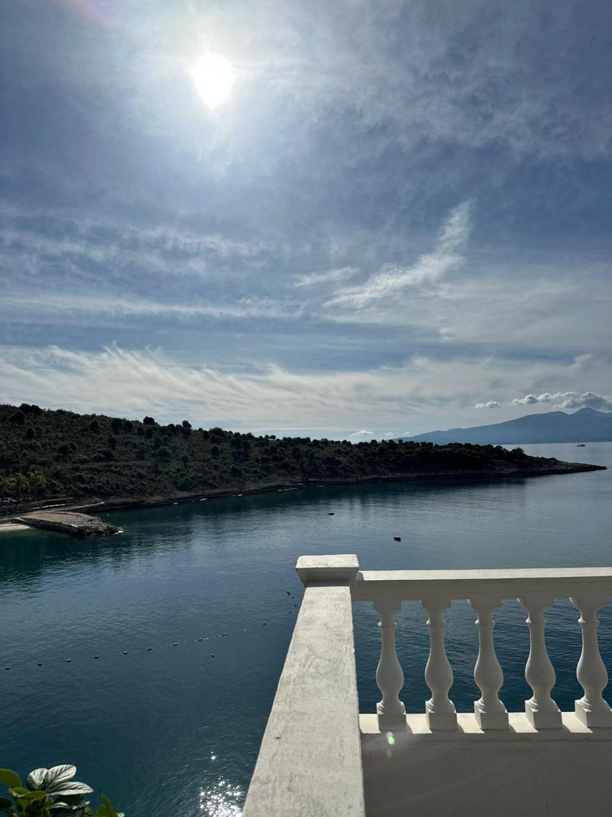 Luxury Villa Alisja Sarande With Private Beach Exterior photo