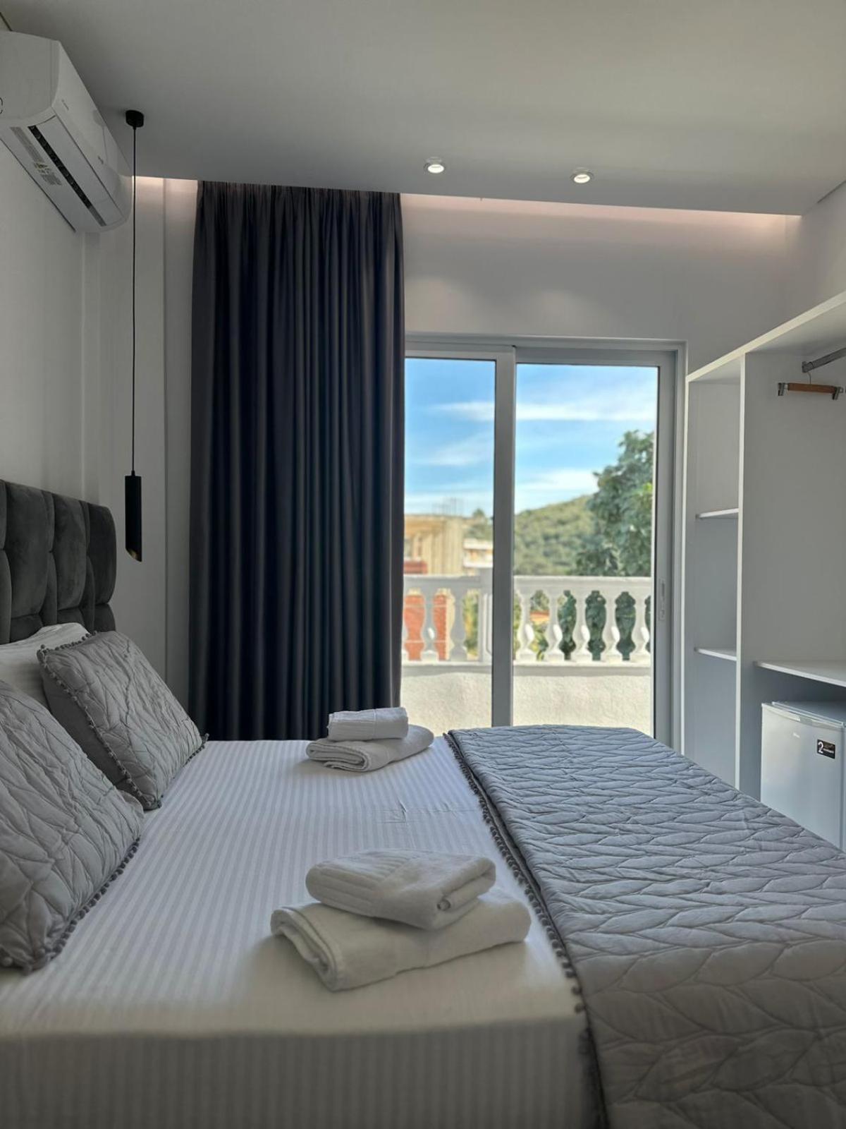 Luxury Villa Alisja Sarande With Private Beach Exterior photo